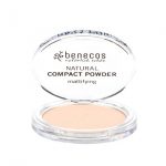 Benecos Natural Compact Powder naturalny puder w kompakcie Jasny (9 g)