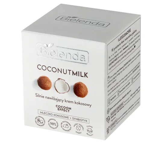 Bielenda Coconut Milk silnie nawilżający krem kokosowy (50 ml)