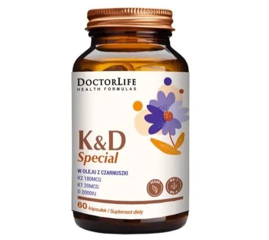 Doctor Life K&D Special w oleju z czarnuszki suplement diety (60 kapsułek)