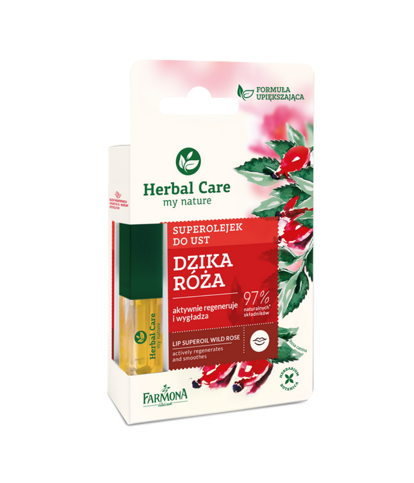 Herbal Care Superolejek do ust Dzika Róża w drogerii horex.pl