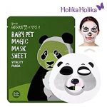 Holika Holika Baby Pet Magic Mask Sheet maska w płacie Vitality Panda witaminowa rozjaśniająca cienie pod oczami 1 szt