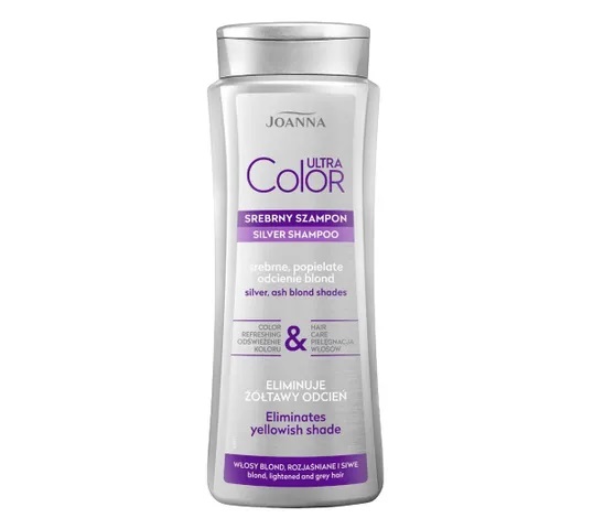 Joanna Ultra Color srebrny szampon odżywiający kolor (400 ml)