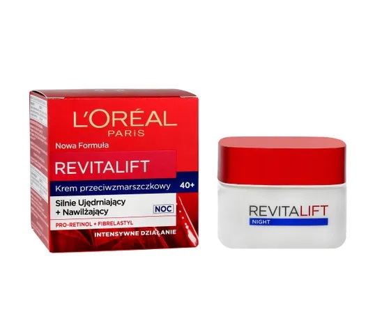 L'Oreal Revitalift krem do twarzy na noc przeciwzmarszczkowy ujędrniający (50 ml)