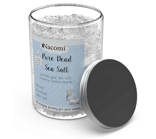 Nacomi Pure Dead Sea Salt sól do kąpieli z Morza Martwego (1400 g)