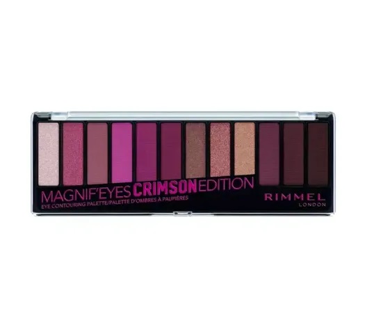 Rimmel Magnif'Eyes Eyeshadow Palette paleta cieni 007 Crimson Edition (14.16 g)