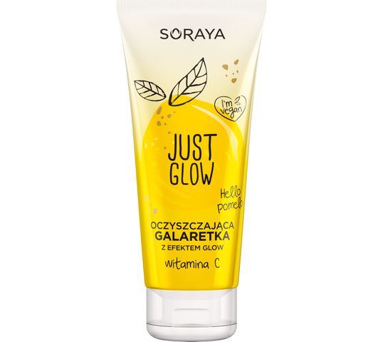 Soraya Just Glow – oczyszczająca galaretka do mycia twarzy z witaminą C (150 ml)