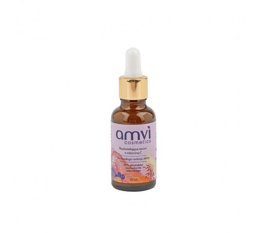 Amvi Cosmetics – rozświetlające serum z witaminą C do każdego rodzaju skóry (30 ml)