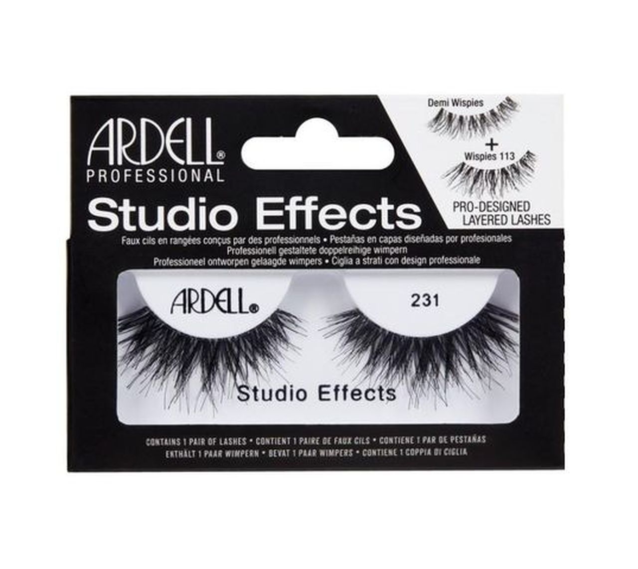 Ardell Studio Effects sztuczne rzęsy 231 Black (1 op.)