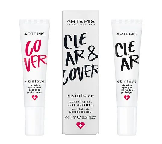 Artemis Skinlove Covering Set Spot Treatment żel punktowy i korektor maskujący niedoskonałości (2x15 ml)