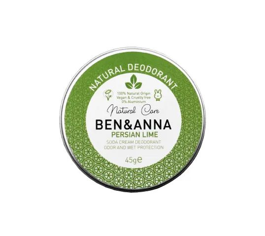 Ben&Anna Natural Deodorant naturalny dezodorant w kremie w aluminiowej puszce Persian Lime (45 g)