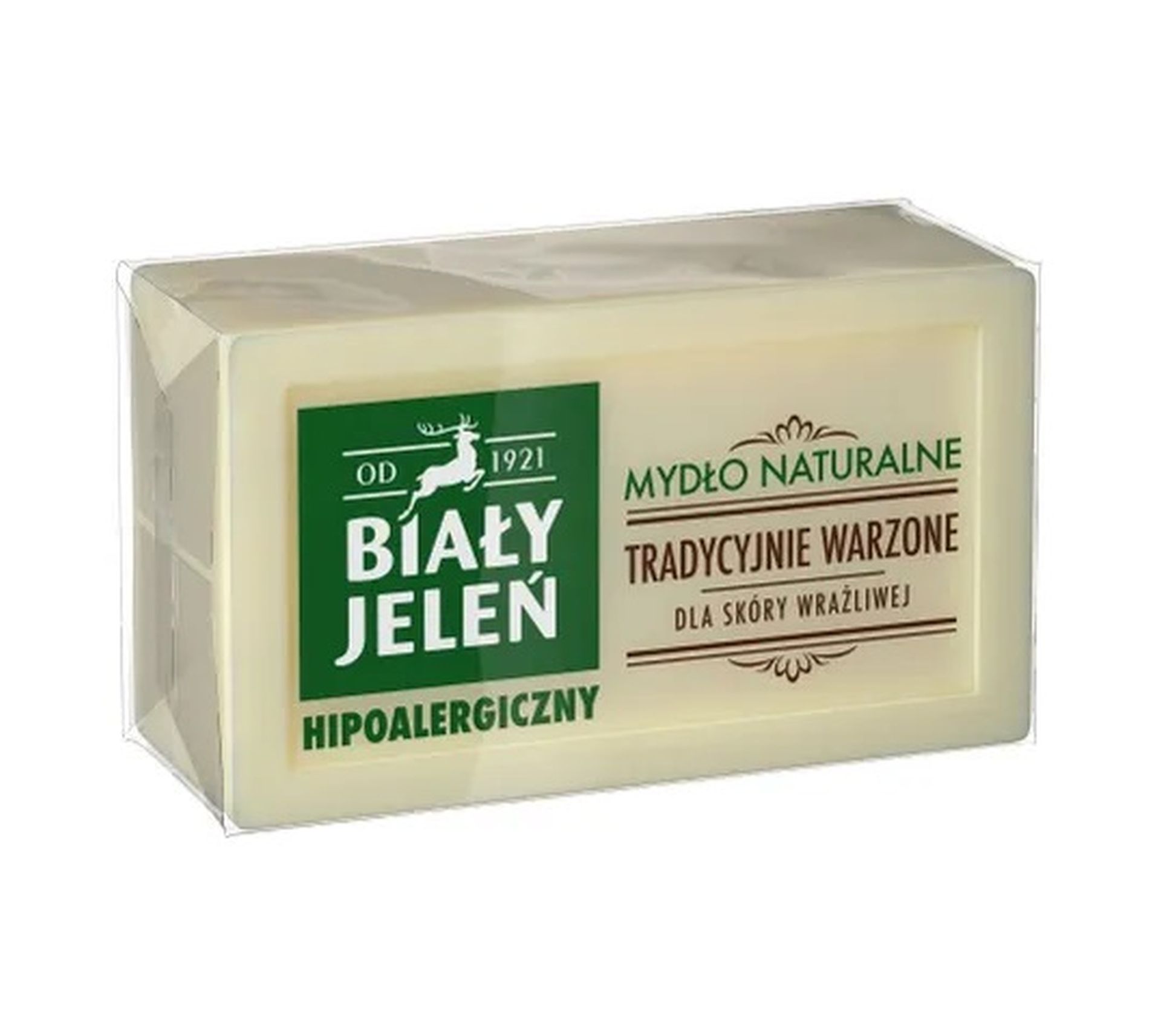 Biały Jeleń mydło naturalne w kostce (150 g)
