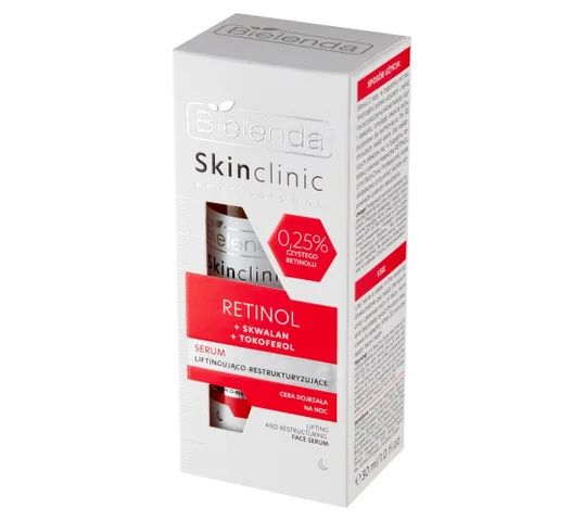 Bielenda Skin Clinic Professional Retinol Serum liftingująco-restrukturyzujące na noc (30 ml)