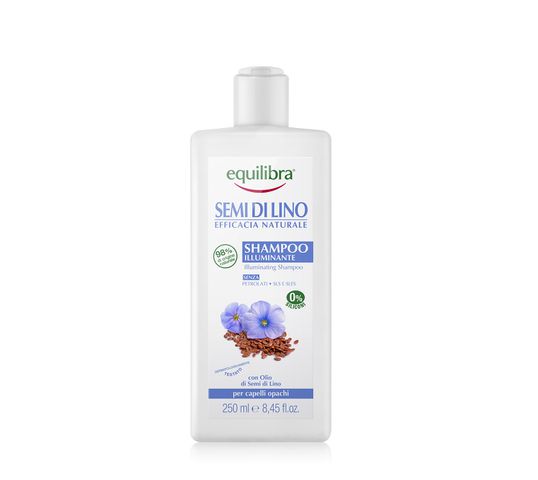Equilibra Illuminate Shampoo rozświetlający szampon do włosów z siemieniem lnianym (250 ml)