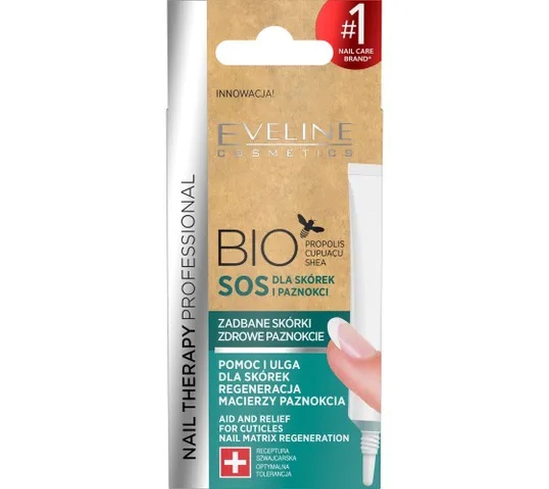 Eveline Nail Therapy Bio S.O.S. odżywka do paznokci i skórek (12 ml)