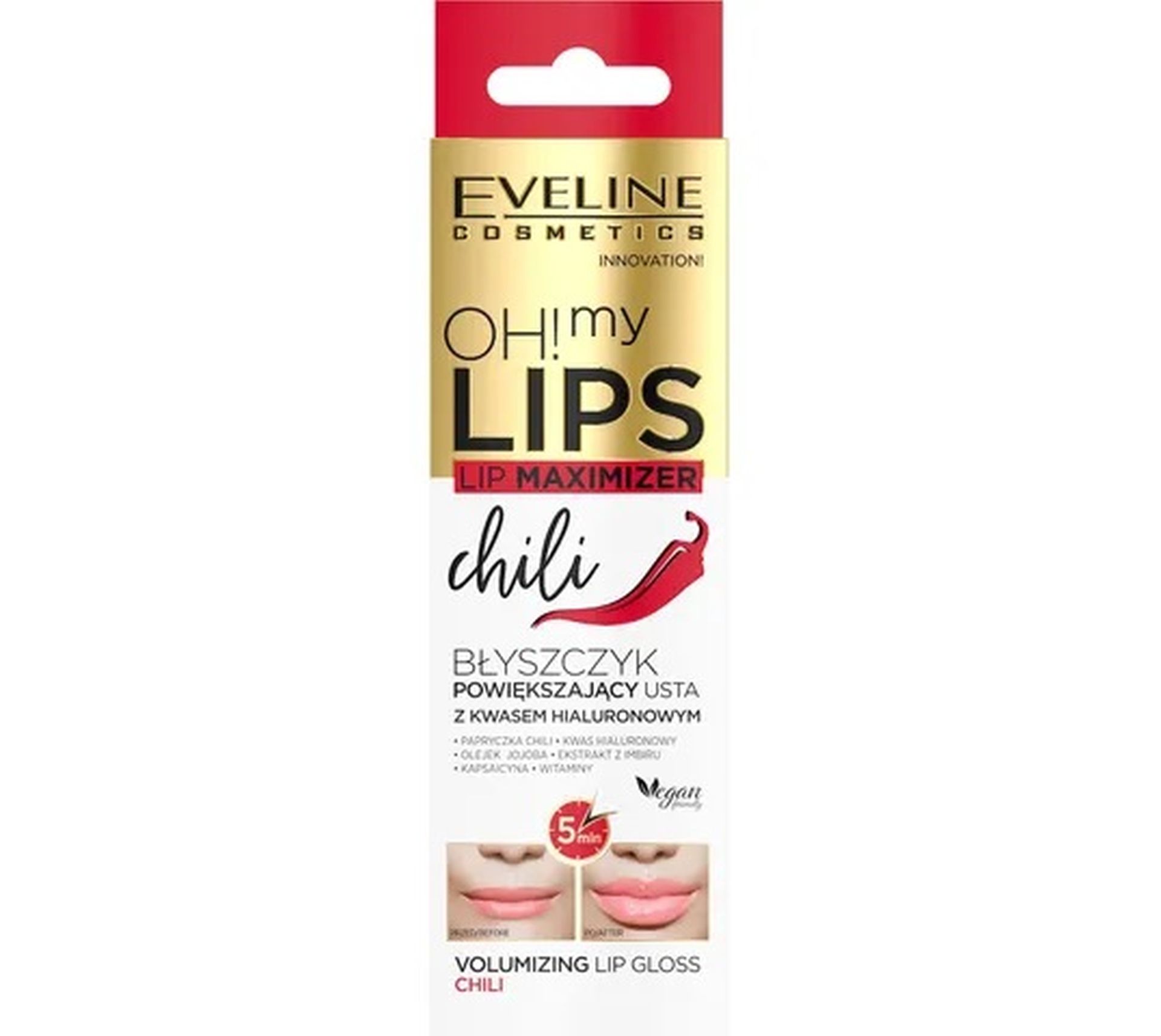 Eveline Oh! My Lips Maximizer balsam powiększający usta Chili (4,5 ml)