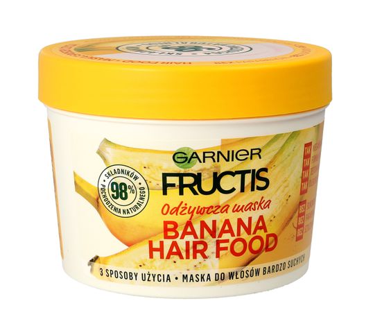 Garnier Fructis Hair Food Banana maska odżywcza do włosów 390 ml