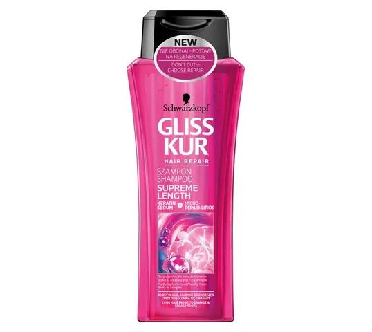 Gliss Kur Supreme Length szampon do włosów oczyszczający 250 ml