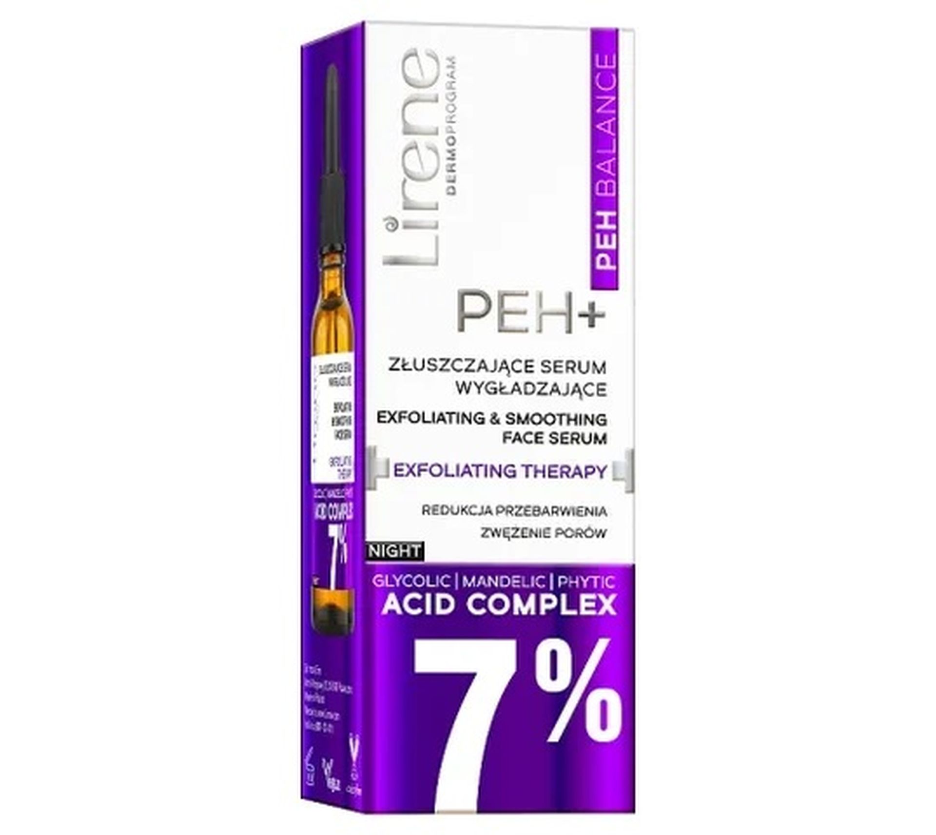 Lirene PEH Balance złuszczające serum wygładzające Exfoliating Therapy (30 ml)