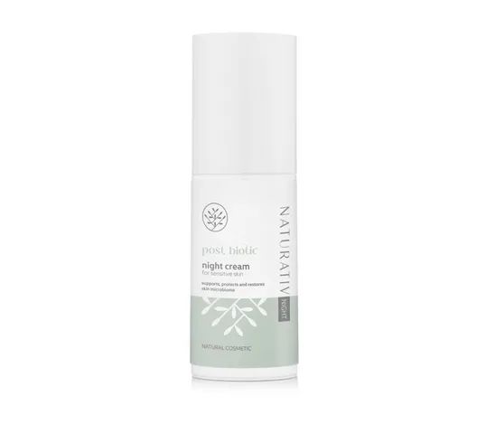 Naturativ Post Biotic Night Cream For Sensitive Skin postbiotyczny krem do twarzy na noc do skóry wrażliwej (50 ml)