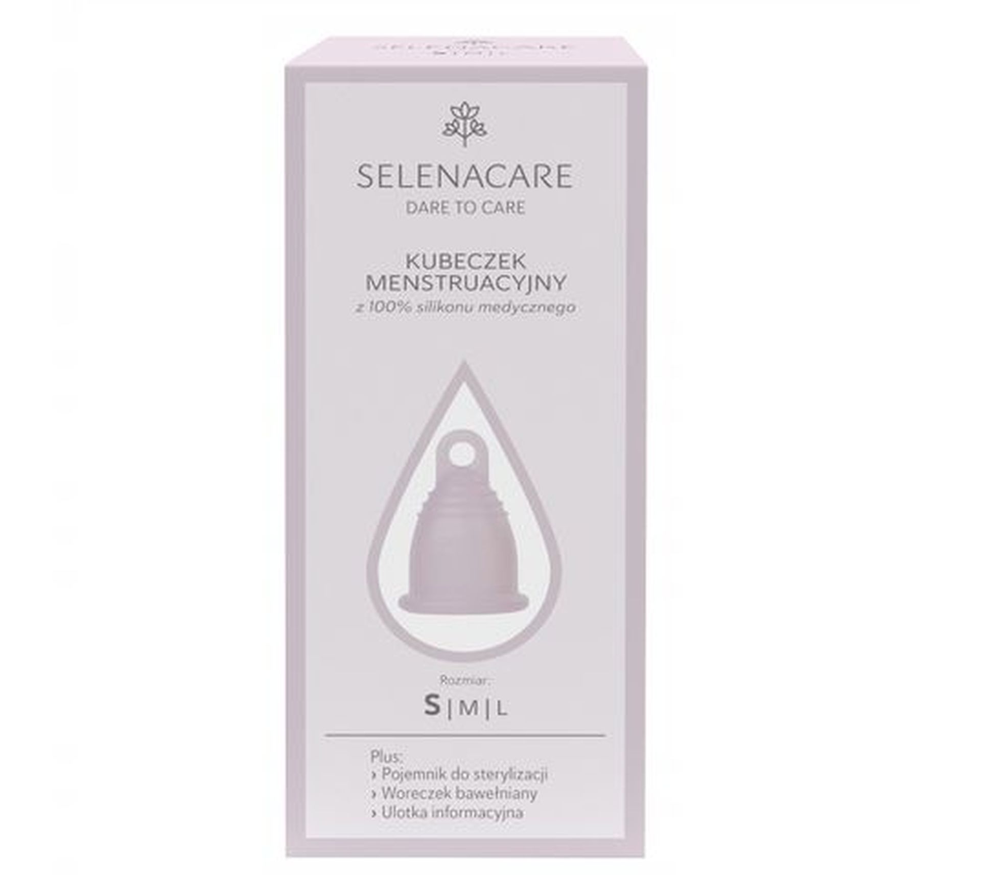 Selenacare Premium kubeczek menstruacyjny z silikonu medycznego S
