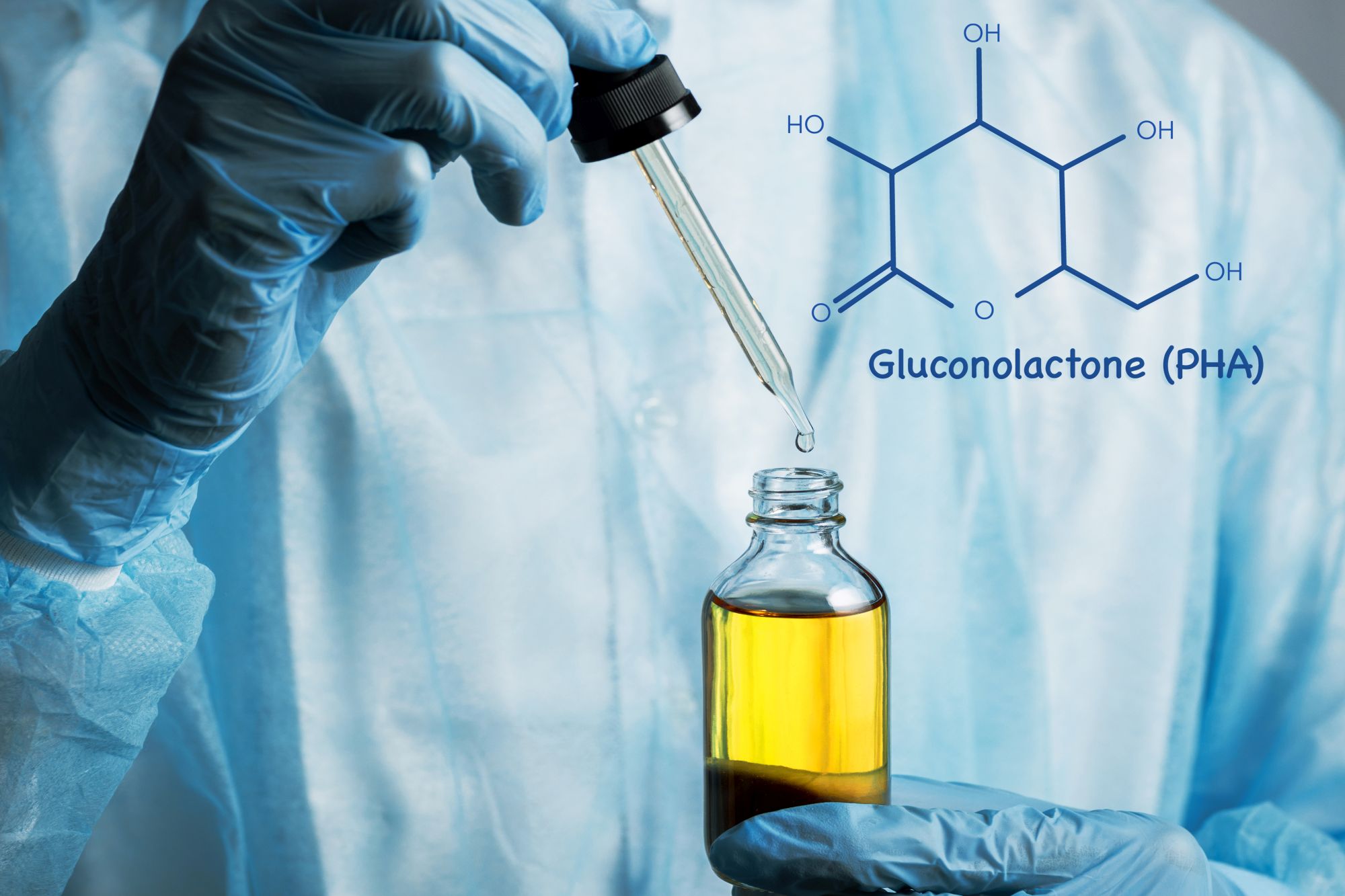 wzór chemiczny glukonolaktonu