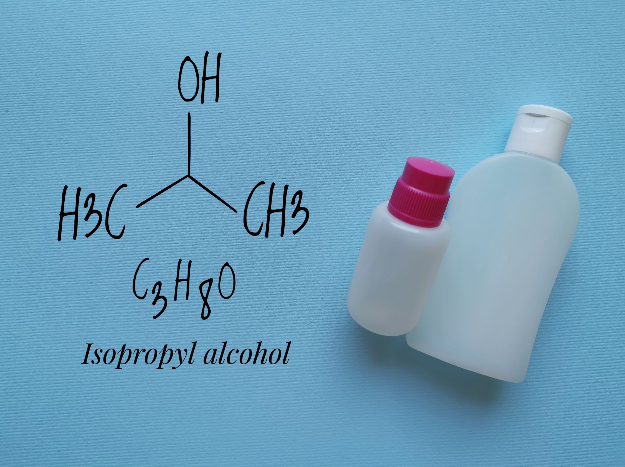 Wzór chemiczny Isopropyl Alcohol