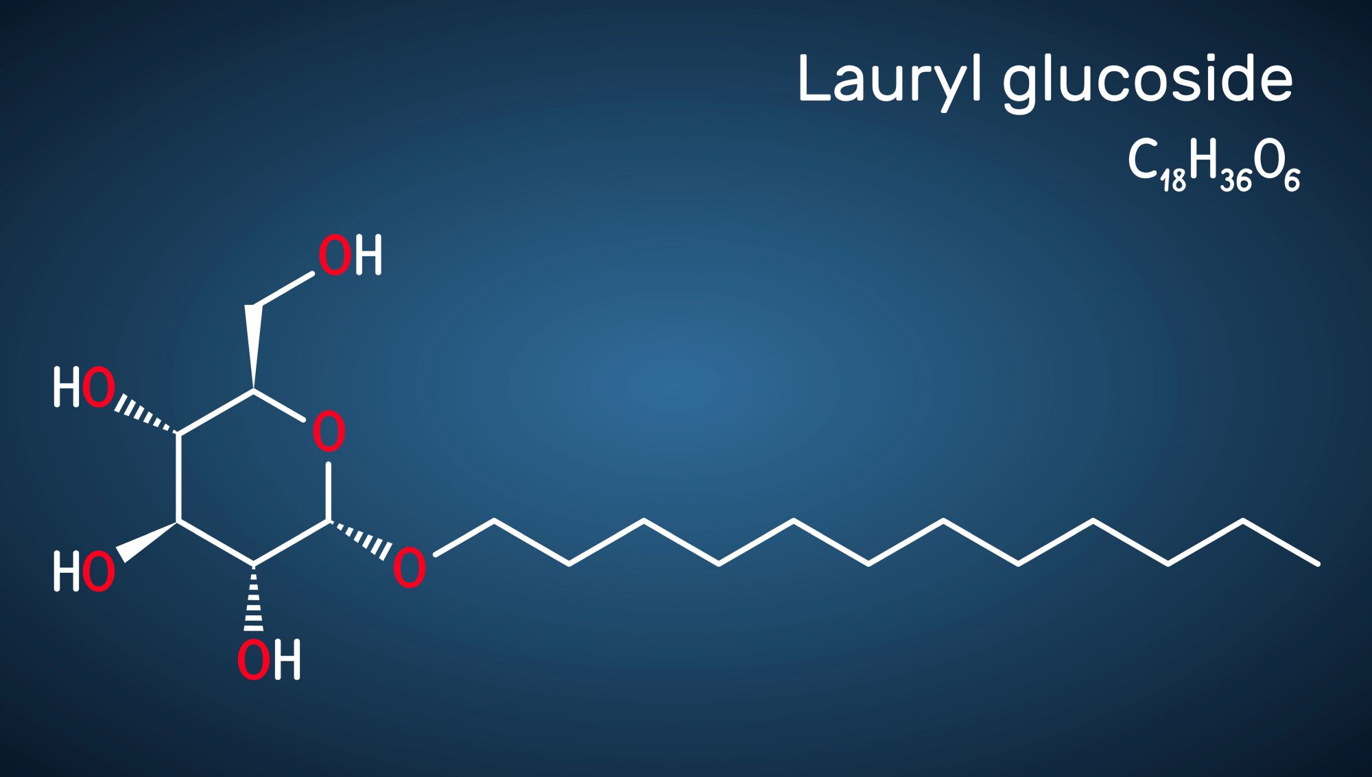 wzór chemiczny lauryl glucoside