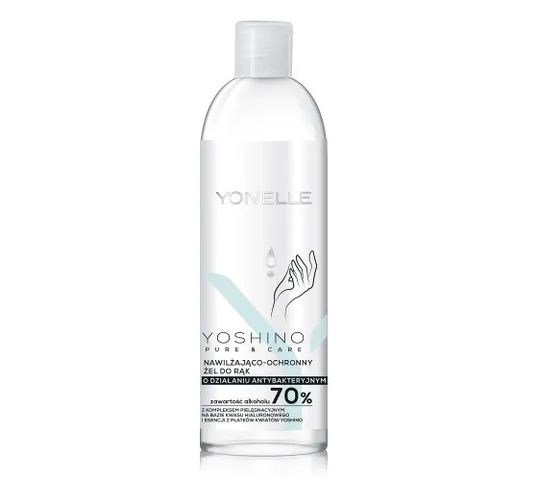 Yonelle – Yoshino Pure & Care nawilżająco-ochronny żel do rąk o działaniu antybakteryjnym 70% (100 ml)