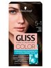 Gliss – Color (krem koloryzujący nr 5-1 Chłodny Brąz 1 op.)