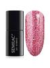 Semilac 296 Intense Pink Shimmer – lakier hybrydowy (7 ml)