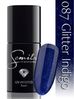 Semilac lakier hybrydowy 087 Glitter Indigo 7 ml