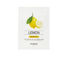 Skinfood – Beauty In A Food Mask Sheet Lemon rozświetlająca maseczka do twarzy w płachcie z ekstraktem z cytryny (18 ml)