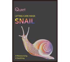 Quret Lifting Care Mask Snail nawilżająca maska z ekstraktem ze śluzu ślimaka (25 g)