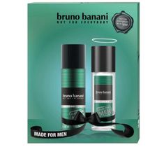 Bruno Banani – zestaw prezentowy Made For Men – dezodorant (150 ml) + dezodorant perfumowany z atomizerem (75 ml)