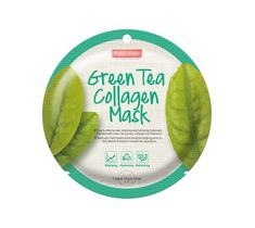 Purederm – Maseczka kolagenowa w płachcie Zielona Herbata (18 g)