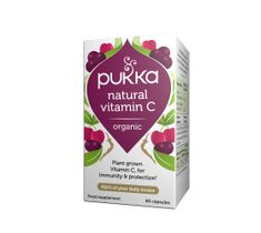 Pukka – Natural Vitamin C suplement diety Owoc Aceroli (60 kaps.)