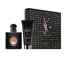 Yves Saint Laurent Black Opium Pour Femme zestaw woda perfumowana spray 30ml + balsam do ciała 50ml