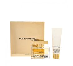 Dolce&Gabbana The One Woman zestaw woda perfumowana spray 75 ml + balsam do ciała 100 ml