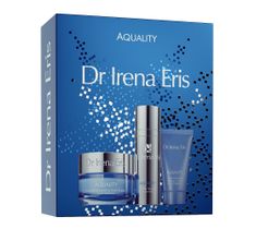 Dr Irena Eris – Aquality zestaw intensywnie nawilżający krem odmładzający 50ml + głęboko nawilżający krem regenerujący 30ml + serum koncentrat nawilżający 30ml (1 szt.)