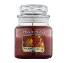 Yankee Candle – Świeca zapachowa średni słój Spiced Orange (411 g)