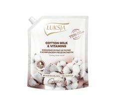 Luksja – Creamy Cotton Milk & Vitamins kremowe mydło w płynie opakowanie uzupełniające (900 ml)