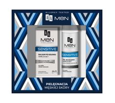 AA – Men Sensitive zestaw żel do golenia nawilżający dla skóry bardzo wrażliwej 200ml + balsam po goleniu nawilżający dla skóry bardzo wrażliwej 100ml (1 szt.)