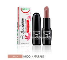 Equilibra Love's Nature Lipstick pomadka do ust 04 Natural Nude (4 ml)