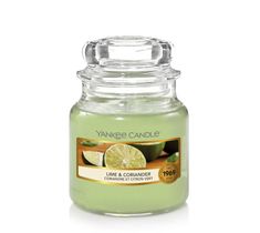 Yankee Candle – Świeca zapachowa mały słój Lime & Coriander (104 g)