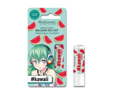 4organic #Kawaii naturalny balsam do ust Watermelon (5 g)