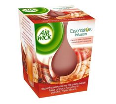 Air Wick Essential Oils świeczka zapachowa Czerwone Jabłko z Cynamonem 105g