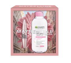 Maybelline – Zestaw Lash Sensational Full Fan Effect Mascara tusz do rzęs Black 9.5ml + Garnier Skin Naturals płyn micelarny 3w1 400ml (1 szt.)