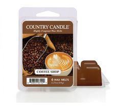 Country Candle – Wax wosk zapachowy Coffee Shop (64 g)