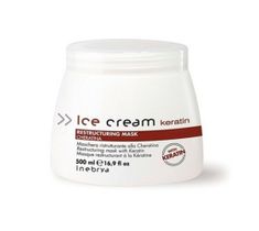 Inebrya Ice Cream Keratin Restructuring Mask maska restrukturyzująca z keratyną (500 ml)