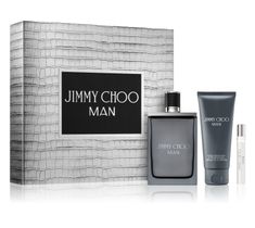 Jimmy Choo – Man zestaw woda toaletowa spray 100ml + miniatura wody toaletowej spray 7.5ml + balsam po goleniu 100ml (1 szt.)